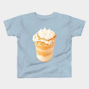 Caramel Carnival Cup (Sticker) Kids T-Shirt